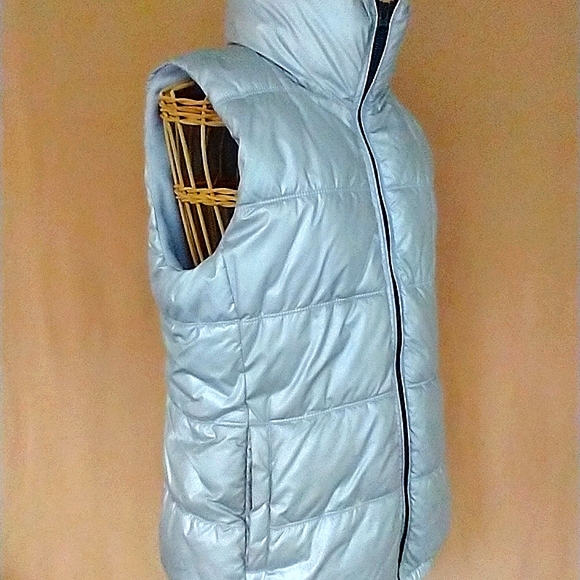 Vest zip front Puffer Vest Silver - Picture 6 of 13